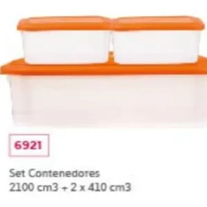 SET CONTENEDORES (1X2100CM3+2X410CM3)
