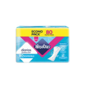 PROT DIARIO NOSOTRAS RESPIRABLE C/ALOE X 80U