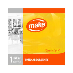 MAKE PAÑO PISO AMARILLO 50X55 ENVASADO X 1
