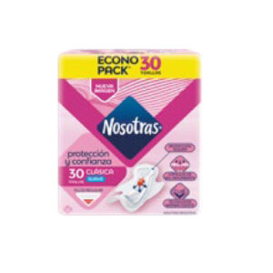 TOALLA NOSOTRAS CLASICA X 30U (8X30)