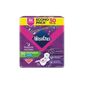 TOALLA.NOSOTRAS .B/NOCHES 6X30U