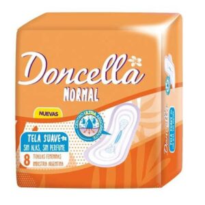 DONCELLA TOALLA POCKET S/A X 8U