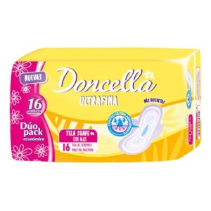 TOALLA ULTRAF C/ALAS X 16U DONCELLA