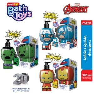 ALGABO AVENGERS JABON LIQ 300ML