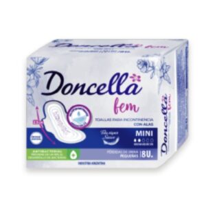 TOALLA INC.MINI DONCELLA FEM X 8U