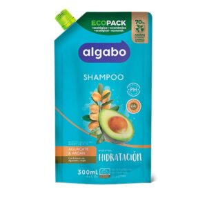 SHAMPOO X 300ML PACK AGUACATE ALGABO