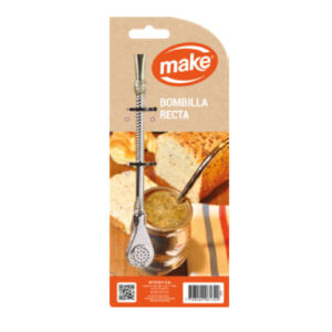 MAKE BOMBILLA RECTA BOQ. ORO 18