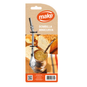 MAKE BOMBILLA MINI CURVA BOQ. ORO 18