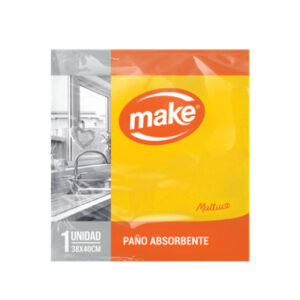 MAKE PAÑO AMARILLO 38X40 ENVASADO X 1