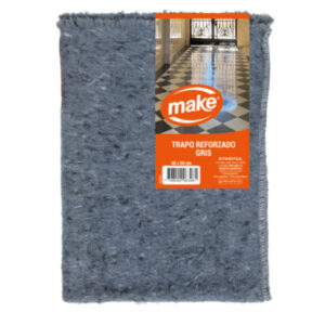 MAKE TRAPO DE PISO REFORZ. GRIS 50X60