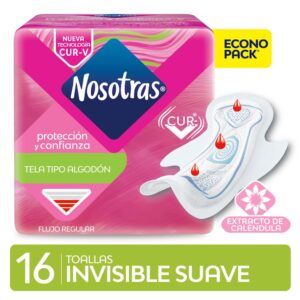 TOALLA NOSOTRAS INVISIBLES CUR V 15X16U