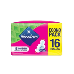 TOALLITA NOSOTRAS INVISIBLE X 16U (15X16)