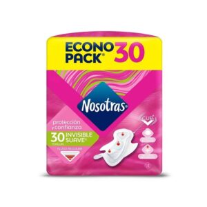 TOALLA NOSOTRAS INVISIBLE CUR V 8X30U